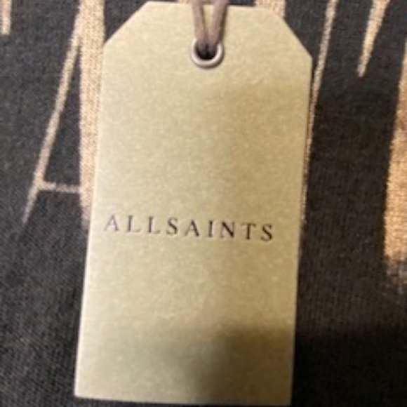AllSaints Bleach Logo Crew Neck Sweater - Picture 4 of 11